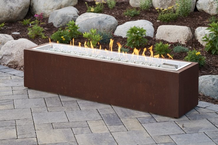 Cortlin Linear Gas Fire Pit Table - R.E. MacDonald